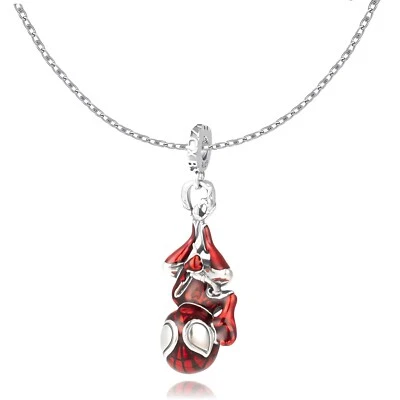 Collar Colgante SpiderMan para Mujer y Hombre, Rojo Ajustable Araña Joyería Ch... Foto 1 de 4