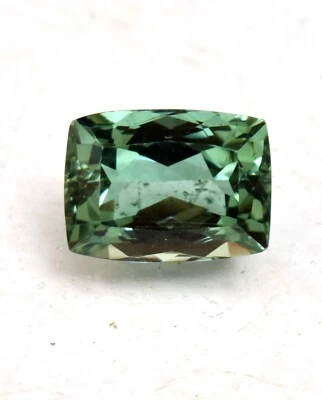 Natural Mozambique Green Tourmaline 4.75 Ct Cushion Cut Loose Gemstone TREATED - Image 1 of 4