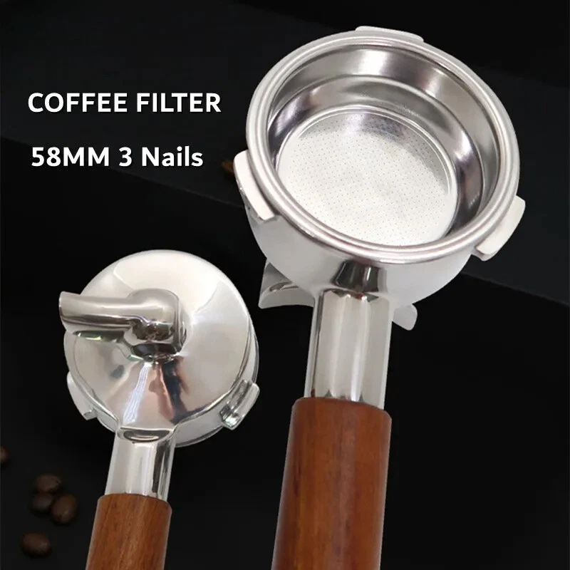 58mm 3 Nails Single/Double Spout Coffee Portafilter Filter Holder For Hibrew - Image 1 of 4