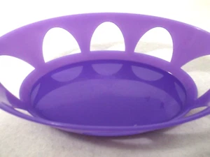 Bodum Switzerland Purple Plastic Basket Tray 11 Inches Vintage Kitchen Decor - Picture 1 of 5