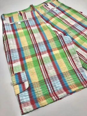 Men's Massive Revolution Plaid Multicolor Casual Shorts - Image 1 of 4