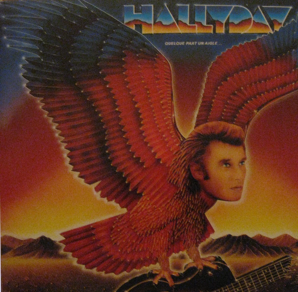 JOHNNY HALLYDAY: LP QUELQUE PART UN AIGLE - Photo 1/1