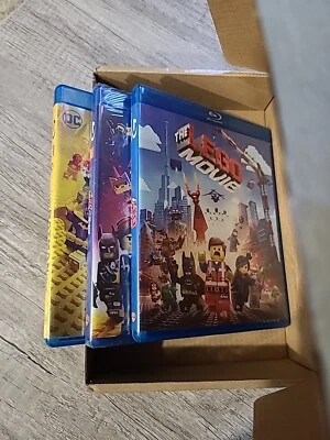 The Lego Movie 3-Movie Bluray Lot!💥Like New! Very Clean Artwork/Cases/Disc's! - Image 1 of 4