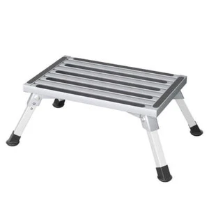 Weisshorn Caravan Step Folding Aluminium Step Ladder Stool - Picture 1 of 7