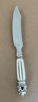 Cuchillo de queso de bellota Early Georg Jensen mango de ley 8 1/8" Foto 1 de 4