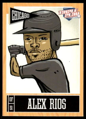 Alex Rios 2013 Panini Triple Play #18 Chicago White Sox - Image 1 of 2