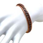 Southwestern Bracelet Unisex Skinny Cuff Copper Chain Accent Magnetic Healing