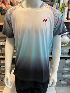 YONEX Men's Badminton T-Shirts Apparel Sports Tee Blue [105/US:M] NWT 221TS007M - Picture 1 of 8