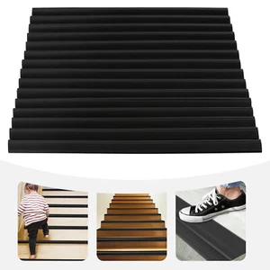 15PCS Non-Slip Carpet Stair Treads Mats Step Edge Trim Protector 90*5*2.5cm - Picture 1 of 24