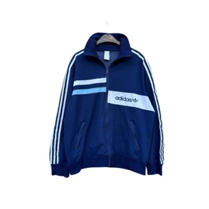 Vintage 1980s Adidas Originals Track Jacket Retro Size M/L Made in Yugoslavia - Picture 1 of 5