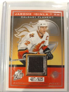 2003-04 Pacific Quest for the Cup Jerseys #3 Jarome Iginla Jersey /925