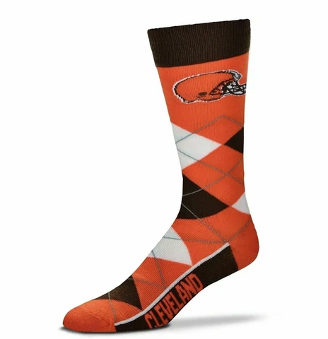 For Bare Feet Cleveland Browns Argyle Socks FREE SHIPPING Cover