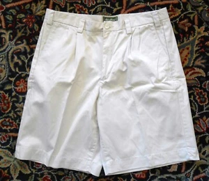 Eddie Bauer Shorts, 38 Tall, Cream/Light Tan Cotton, 10" Inseam - Picture 1 of 3