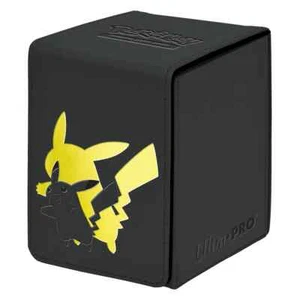 1 X PIKACHU BLACK ALCOVE FLIP MAZO CAJA ULTRA PRO NUEVO SIN ABRIR - Imagen 1 de 4