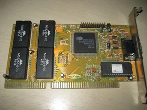 ISA Cirrus Logic Cl-GD5420 VGA Video Graphics Array Card 1M Video RAM. Works - Photo 1/2
