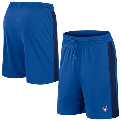 Men's Fanatics Branded Royal/Navy Toronto Blue Jays Iconic Break It Loose Shorts Cover