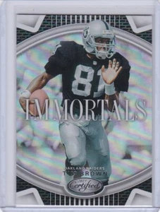 Fútbol americano Tim Brown Immortals Mirror Raiders 2023 certificado por Panini - Imagen 1 de 2