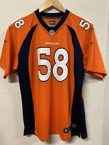Nike Von Miller #58 Denver Broncos NFL On Field Orange Jersey Youth Size XL NWOT