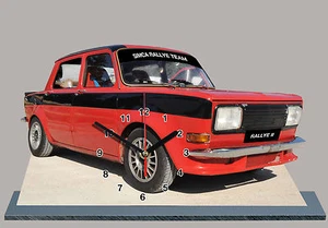 MINIATURE, SIMCA RALLYE 2 ROUGE, simca-rallye2-05 en horloge - Imagen 1 de 1
