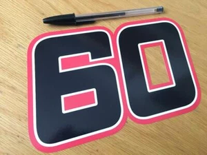 Peter Hickman Race Number 60 (Large) - UK SELLER - Picture 1 of 1