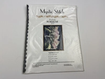 Guante de zorro Mystic Stitch patrón punto de cruz Pam Sweda PS-04 flor Foto 1 de 3