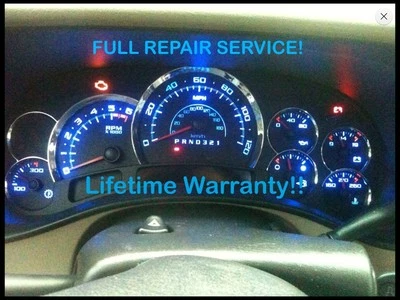 SERVICIO DE REPARACIÓN 03-06 GM Cadillac Escalade cuadro de instrumentos con LED 04 05 Foto 1 de 4
