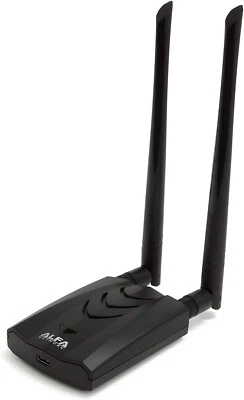 ALFA AWUS036AXML 802.11axe WiFi 6E USB 3.0 Adapter AXE3000, Tri Band 6 GHz, G... - Image 1 of 4