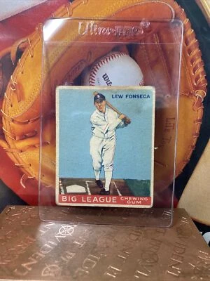 1933 Goudey Set Break # 43 Lew Fonseca VG-VGEX - Image 1 of 2