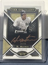 2023 Topps Tier One Hideki Matsui Bronze Ink Auto /25