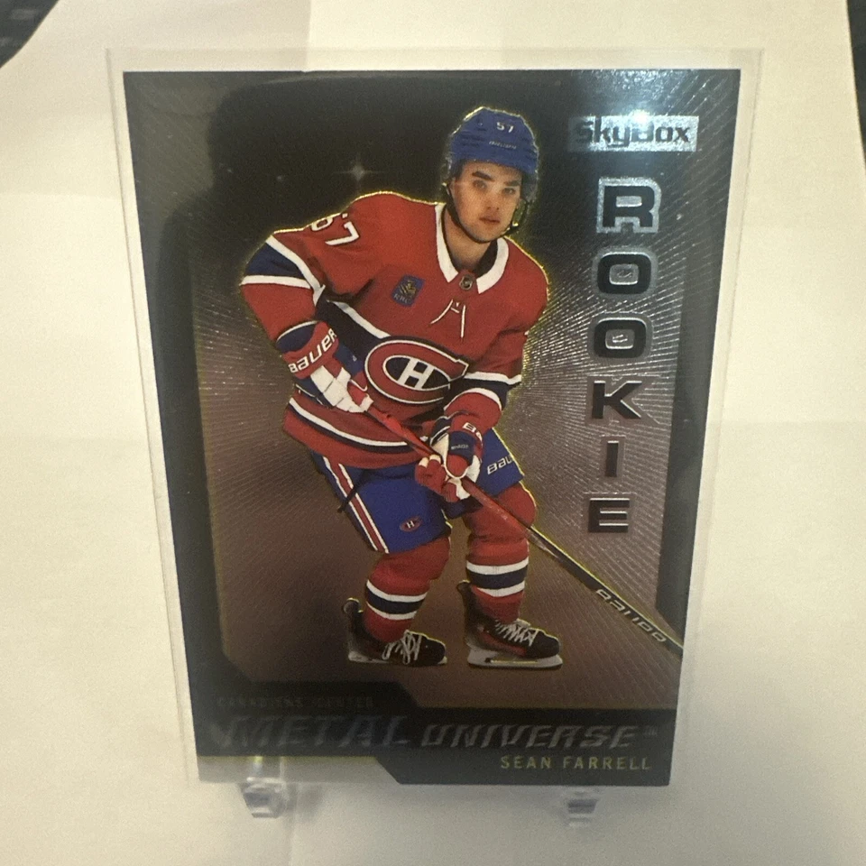 Sean Farrell 2023-24 Skybox Metal Rookie Metal Universe #R-24 Montreal Canadiens - Image 1 of 4