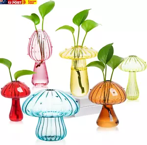 Plant Propagation Station, Set of 6 Colored Mushroom Vase, Propagation Stations, - Picture 1 of 7