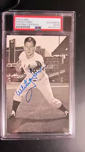 Whitey Ford signed Postcard PSA Certified - Picture 1 of 4