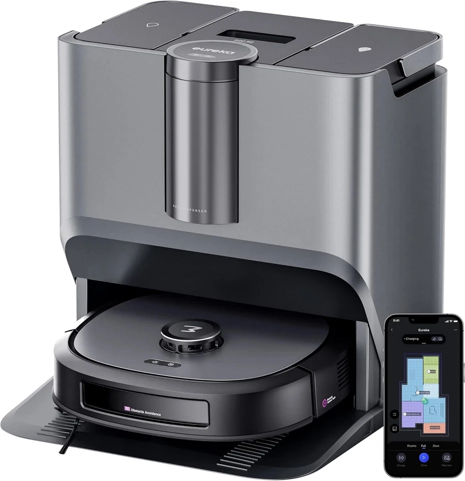 Eureka J20 Robot Vacuum Self Emptying  Suction Auto Mop Washing & Hot Air Drying - Image 1 of 4