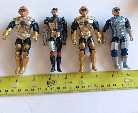 Lot of 4 Vintage 1987 Captain Power Action Figures Cover