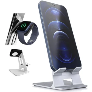 Support support Apple iPhone & Apple Watch DuoStand Orzly - Argent / Neuf livraison gratuite - Photo 1 sur 5