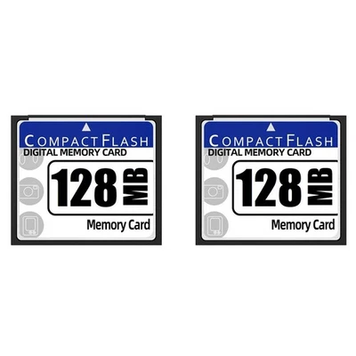 2X 128MB Compact Flash Memory Card for Camera, Advertising Machine,7881 - Image 1 of 2