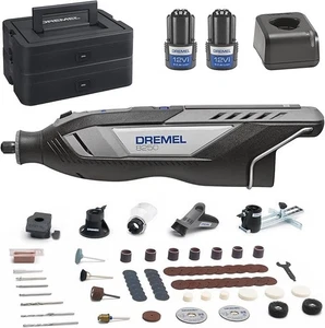 Dremel 8250 Akku-Rotationswerkzeug 12V Bürstenlos 65 Zubehöre 2 Akkus NEU (f6) - Bild 1 von 6