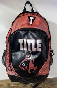 TITLE Boxrucksack rot & schwarz Boxsack Material RAR Turnbeutel, Reise, MMA - Bild 1 von 23
