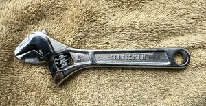 CRAFTSMAN 6 INCH/150mm ADJUSTABLE WRENCH WITH RULER ON JAW - Picture 1 of 5