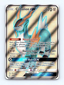 🔥🔥 Pokemon NM+ Sun moon - Team Up #168/181 Cobalion GX (Full Art) - Bild 1 von 2