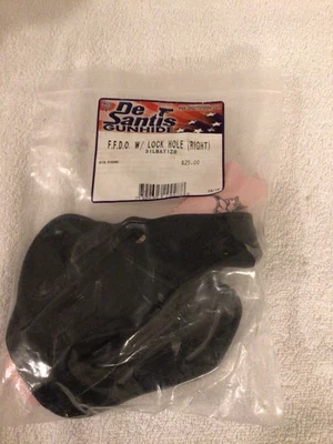 Desantis FDO Sig Sauer P250/P320 Compact Right-hand Owb Black Leather Holster