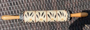 Temptations Black Old World Rolling Pin Ceramic Excellent Condition - Picture 1 of 5