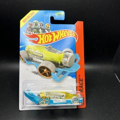 Hot Wheels HW RACE ~ CARBONATOR (Yellow/Blue) (172/250) BFD41 New! - Image 1 of 4