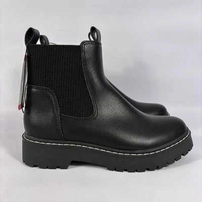 Dolce Vita Leigha Mujer’s Talla 6 Negro Pull On Botas NUEVAS Foto 1 de 4