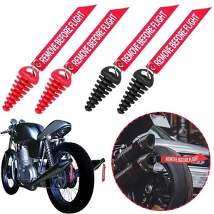 2x Universal Motorcycle Dirt Bike Wash Plug Silencer YG5St Exhaust Pipe Z1L4 - Picture 1 of 11