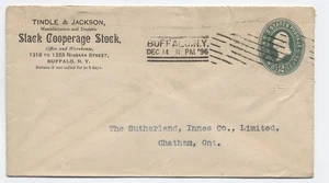 Máquina Barry Buffalo NY 1896 cancelar 2ct verde PSE a Canda [sr.1190] - Imagen 1 de 3
