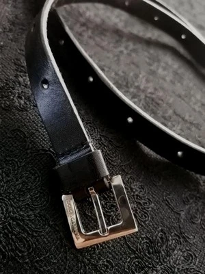 Cinturón de cuero cordobés Dolce&Gabbana para mujer negro casi sin usar lujo elegante LTD Foto 1 de 4