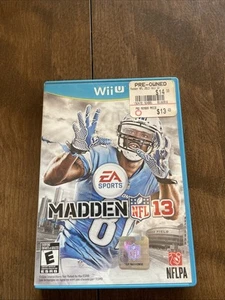 Madden 13 (Nintendo Wii) Complete Tested & Working Excellent Shape - Picture 1 of 3