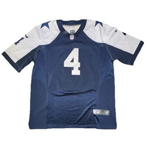 Camiseta deportiva Nike On Field para hombre NFL Dallas Cowboys #4 Prescott azul marino talla 52 (XXL) - Imagen 1 de 5
