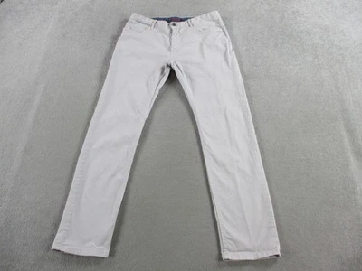 Брюки мужские Robert Graham 33x30 бежевые хаки риплинг покрой стрейч хлопок - Изображение 1 из 4